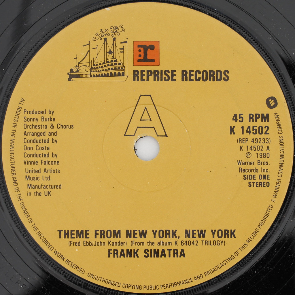 FRANK SINATRA THEME FROM NEW YORK, NEW YORK REPRISE Leo Reynolds