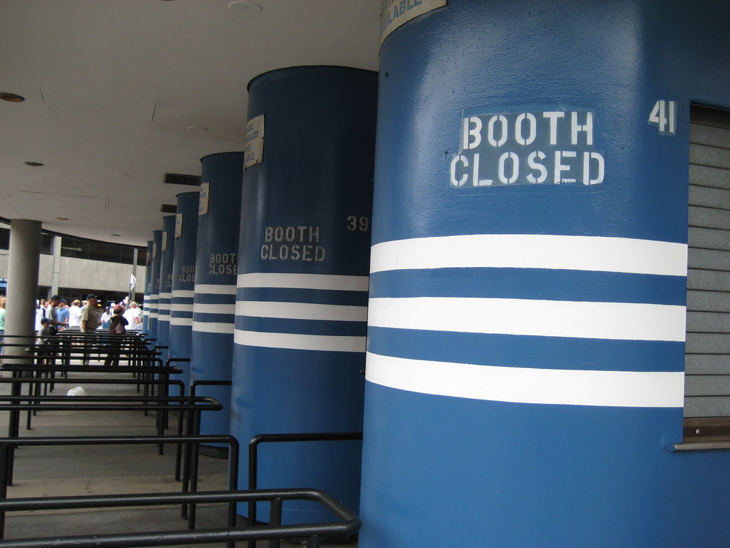 Former Yankee Stadium Ticket Booths Bronx NY demolished,… Flickr