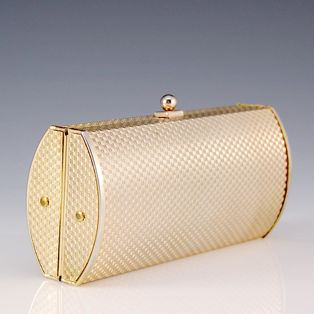 Vintage Gold Hard Shell Evening Bag Miniaudiere 1555 Flickr