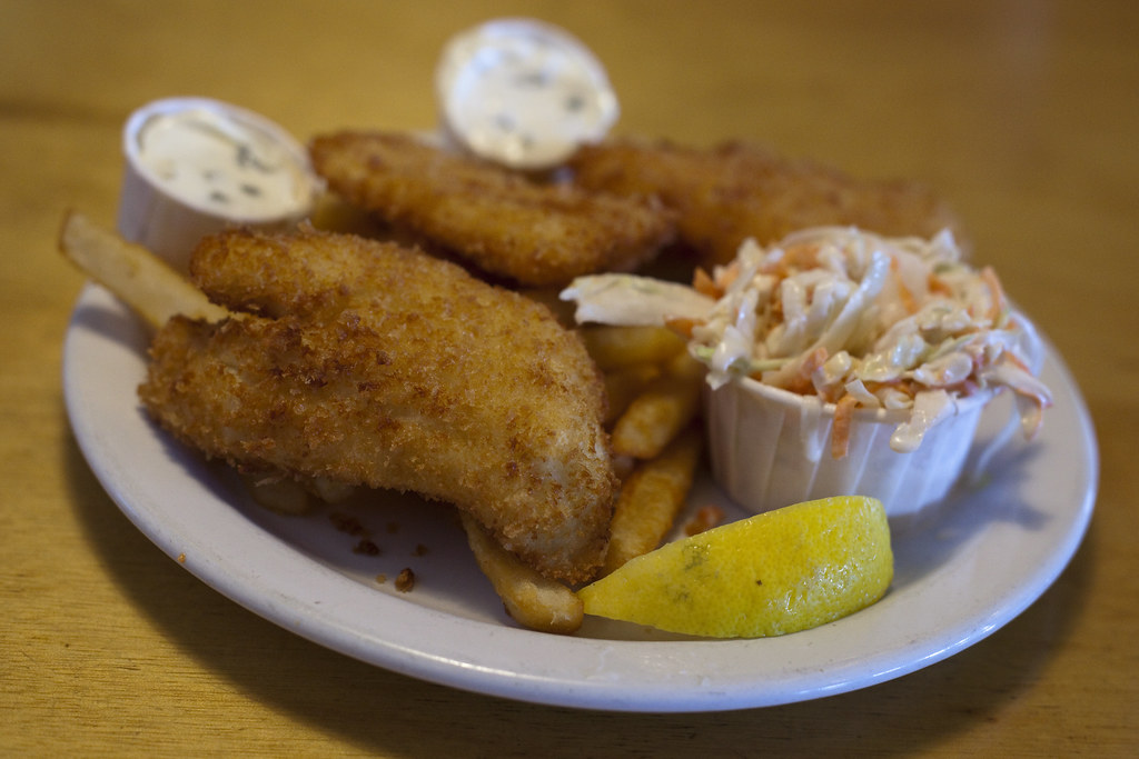 Fish and Chips at The Port Hole Cafe, Gold Beach cherynf Flickr