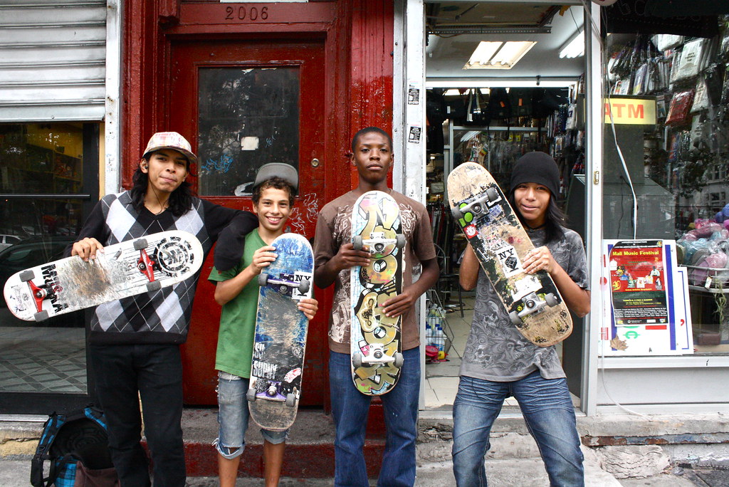 Skateboarding in Spanish Harlem I Meghan Flickr