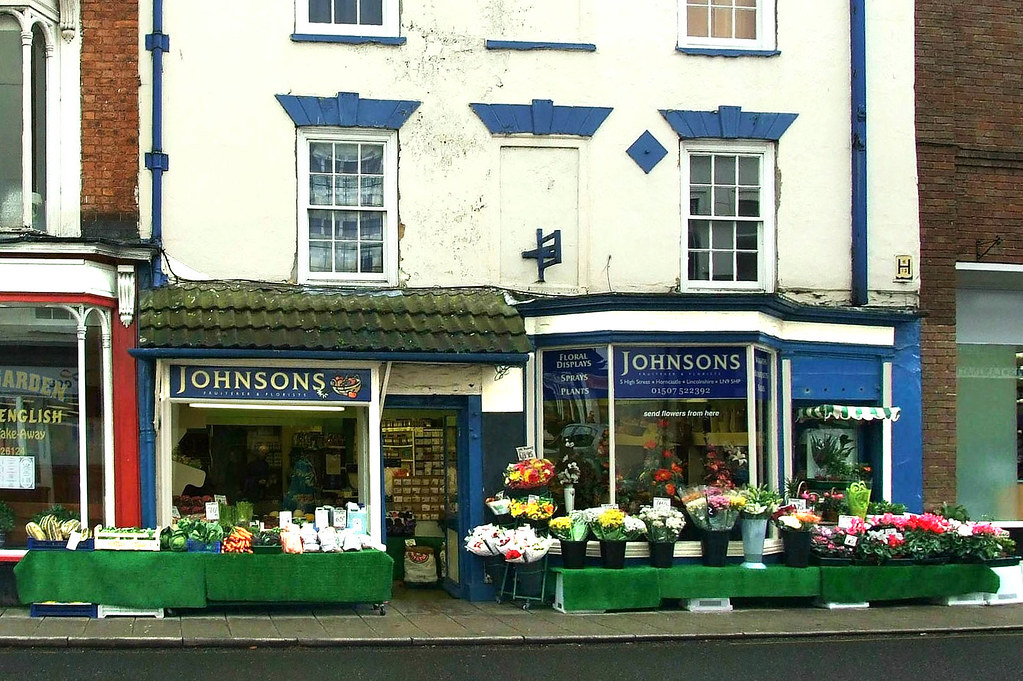 Johnsons Florist, 5 High Street, Horncastle. Alan Peach Flickr