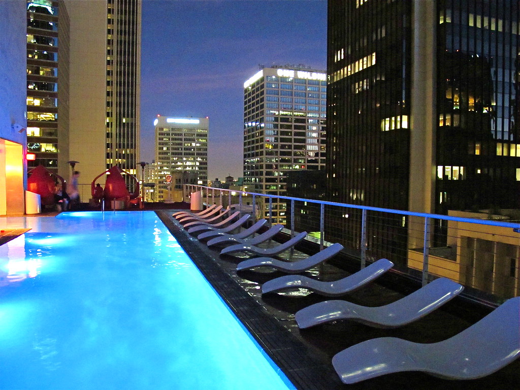 Standard Hotel Downtown LA Rooftop Pool Standard Hotel Flickr
