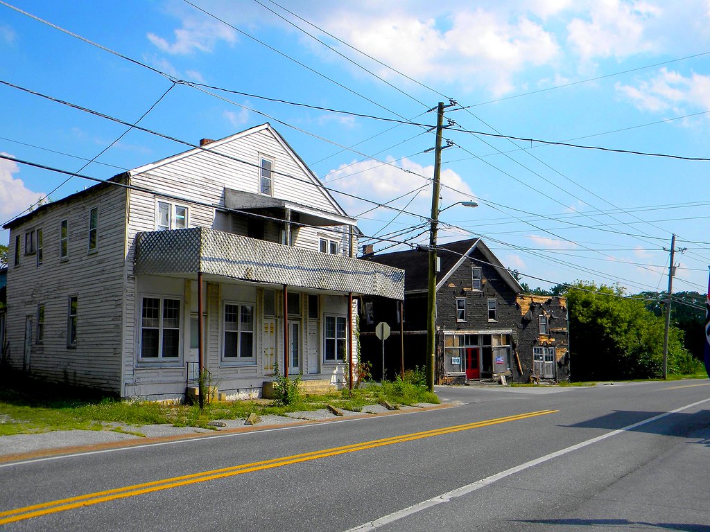 Maryland The old theater and store together a… Flickr