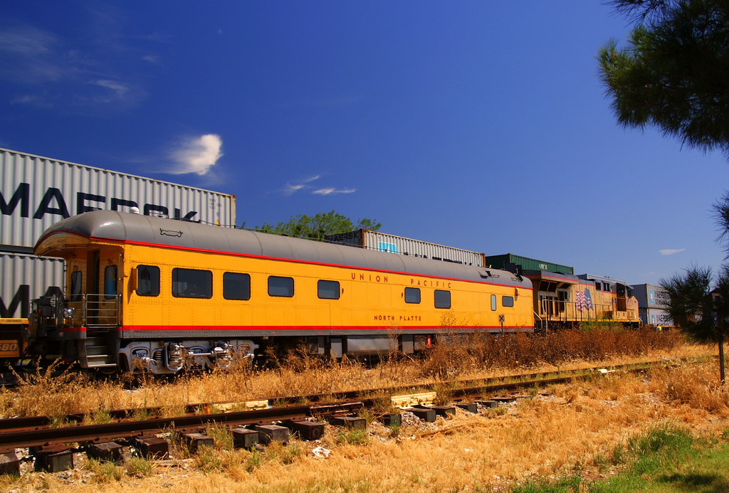 "North Platte" Business Car On a siding in Abilene, Texas … Flickr