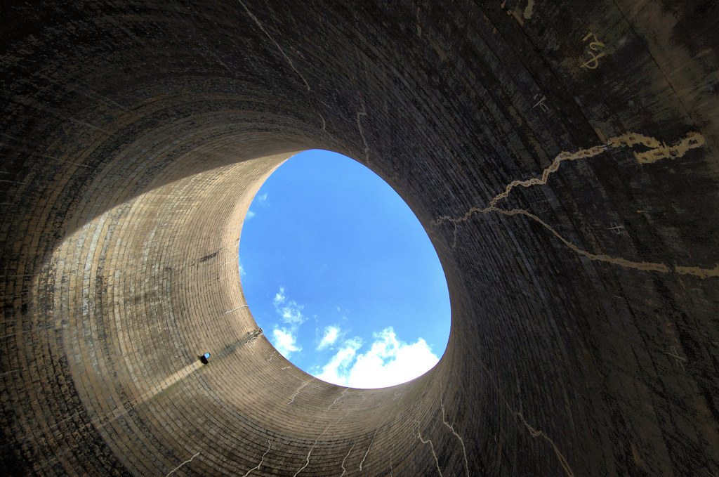 Eye In The Sky Cooling towers are cast in a hyperboloid sh… Flickr