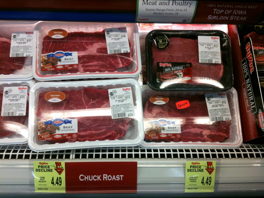 Kansas HyVee steak Looking at the steak for sale at the l… Flickr