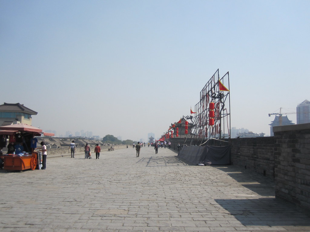 Top of the Wall The wall is huge. It's 8.5 miles around. I… Flickr