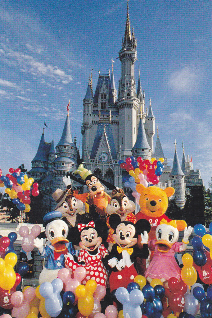 Disney World Postcard Walt Disney World Orlando, FL With C… Flickr