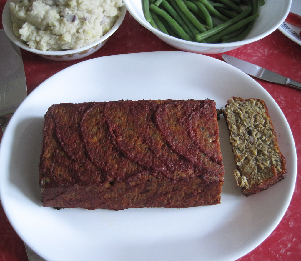 Vegan meatloaf Ground tempeh with gluten flourdeveloped… Flickr