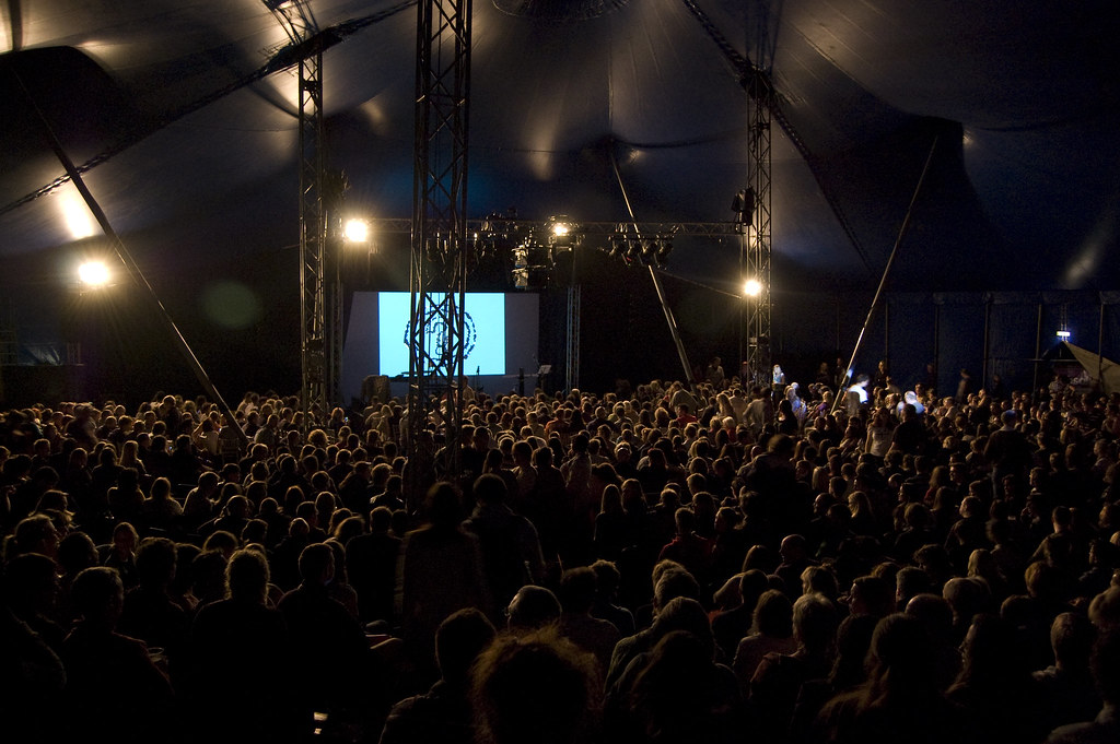Greenwich comedy festival The crowd for Bill Bailey