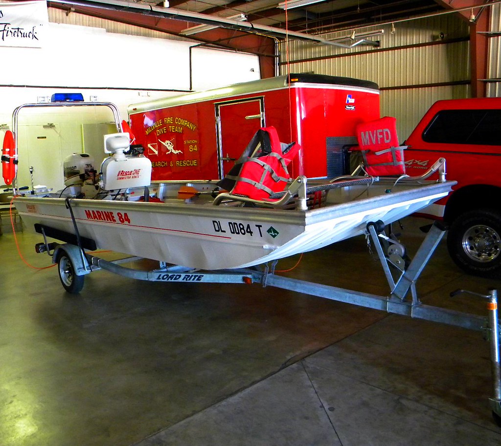 Millville Volunteer Fire Company Marine 84 rescue boat. Flickr