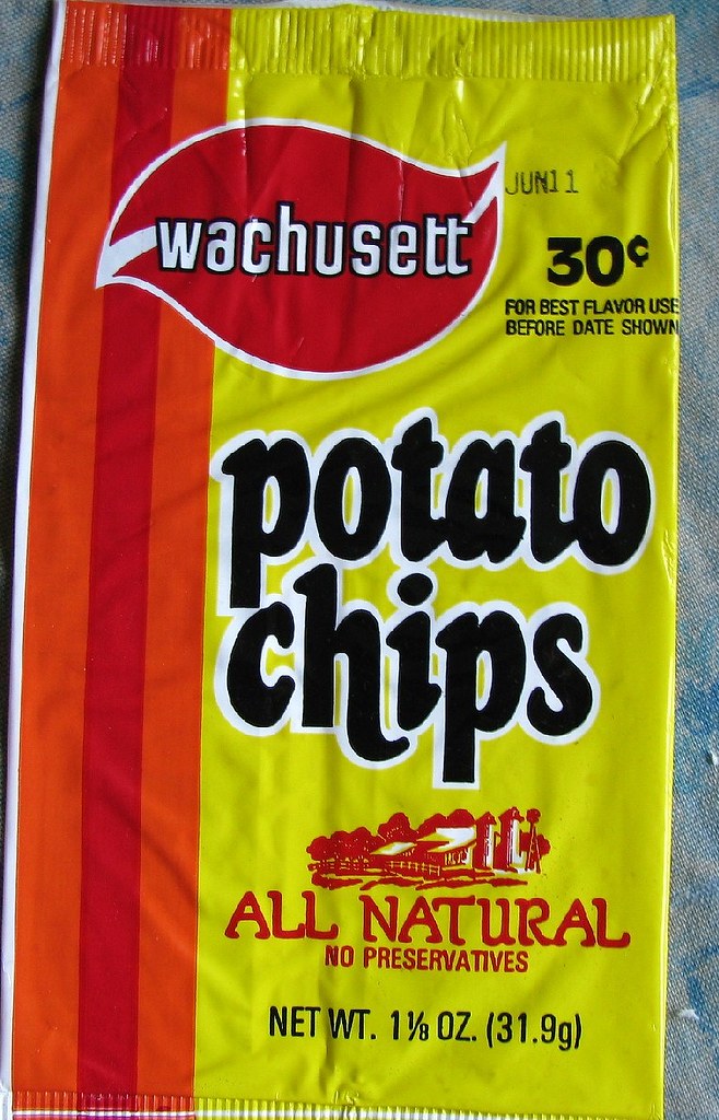 1980s wachusett potato chips bag Pete Sorbi Flickr