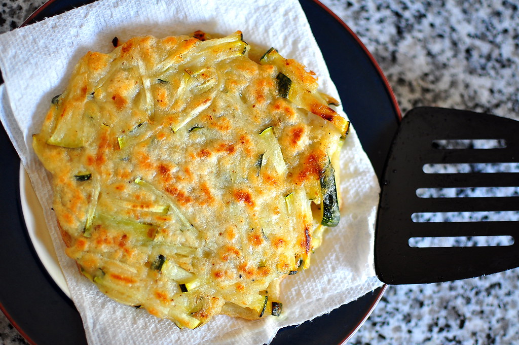 Hobak Jeon Korean Zucchini Pancakes Flickr