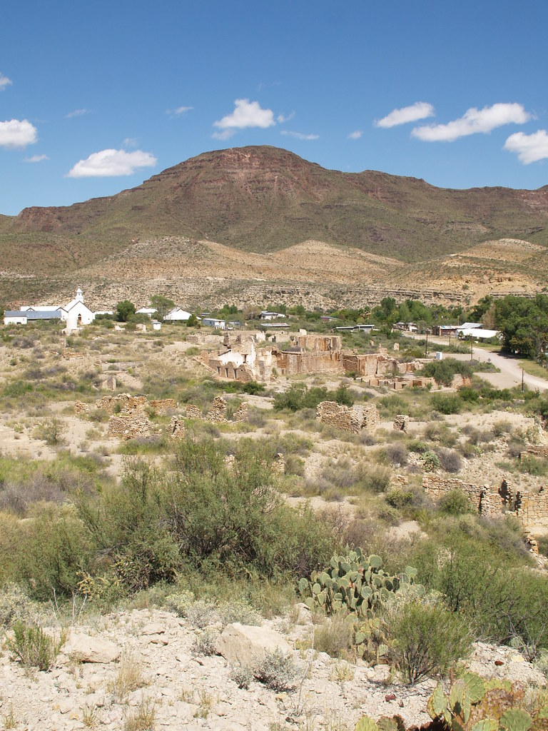 Shafter Texas Ghost Town small old mining town in the Chih… Flickr