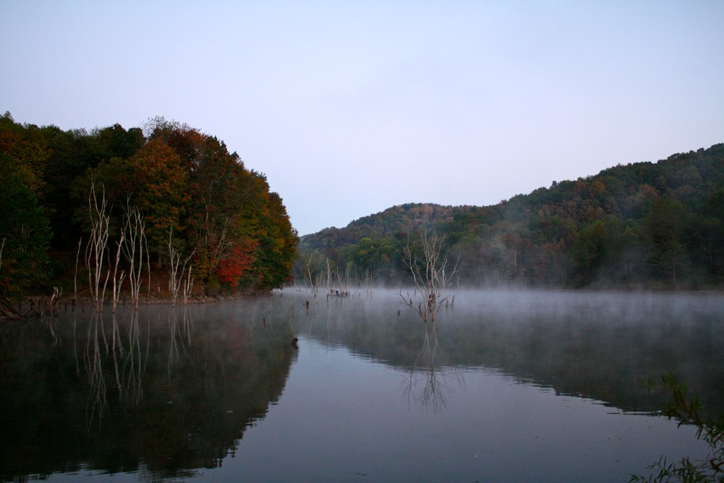 IMG_1474 Morning at Stonewall Jackson Lake, WV a m lewis Flickr