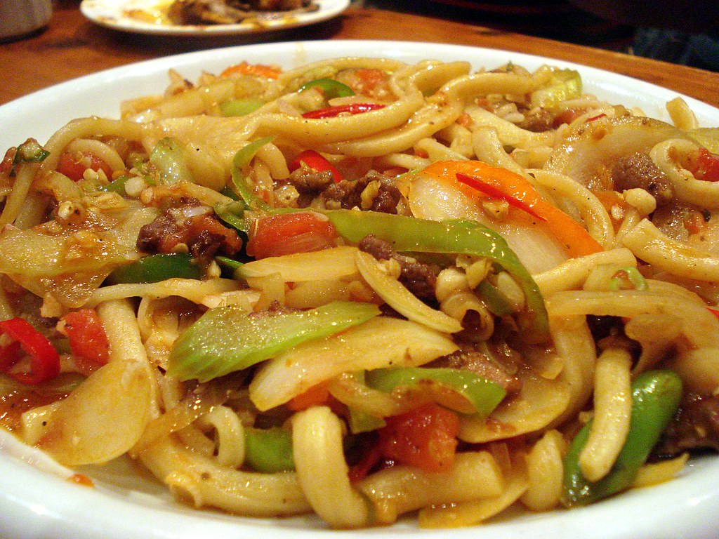 Xinjiang fried noodles (新疆炒麵) at Silk Road (新疆風味), Camberw… Flickr