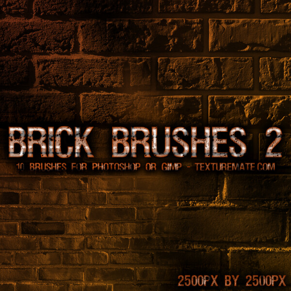 Brick Brushes 02 for or Gimp Free Brushes for Ad… Flickr