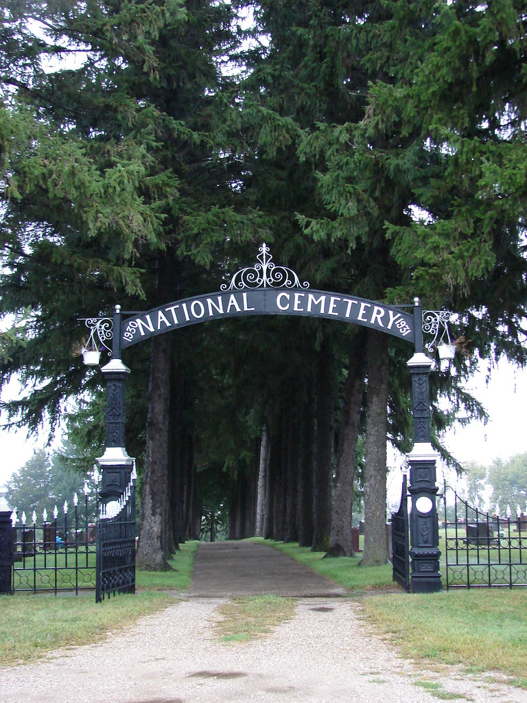 National Cemetery, Vining,IA I saw a sign alongside the ro… Flickr