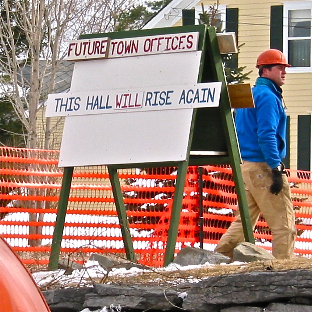 this hall will rise again • Ferrisburgh Grange Hall (186… Flickr