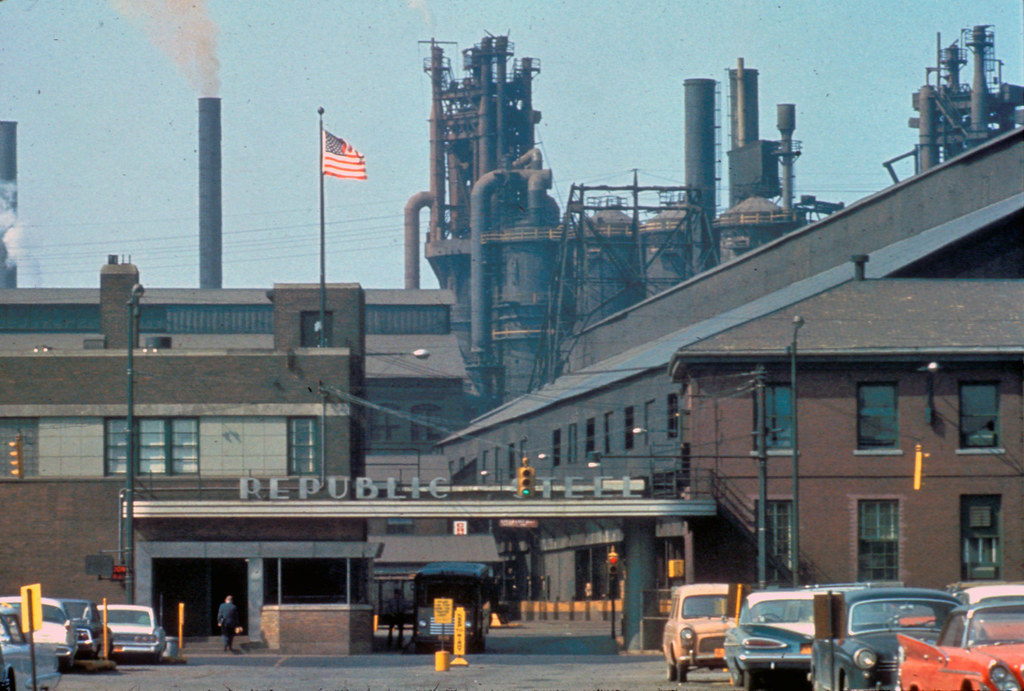 Republic Steel Buffalo, NY c. 1958 David Flickr