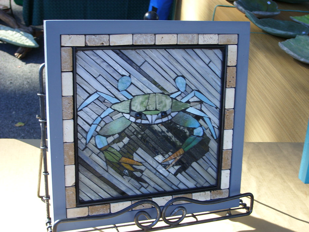 Bring It! 12x12 Stained glass,glass rods, porcelain, and b… Flickr