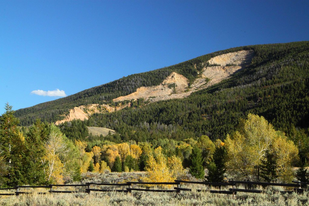 Gros Ventre Landslide, Wyoming Gros Ventre landslide, Jim … Flickr