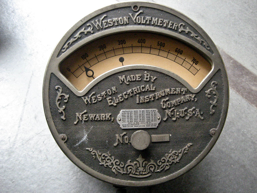 Weston Voltmeter (circa 1900) Vintage electrical equipment… Flickr