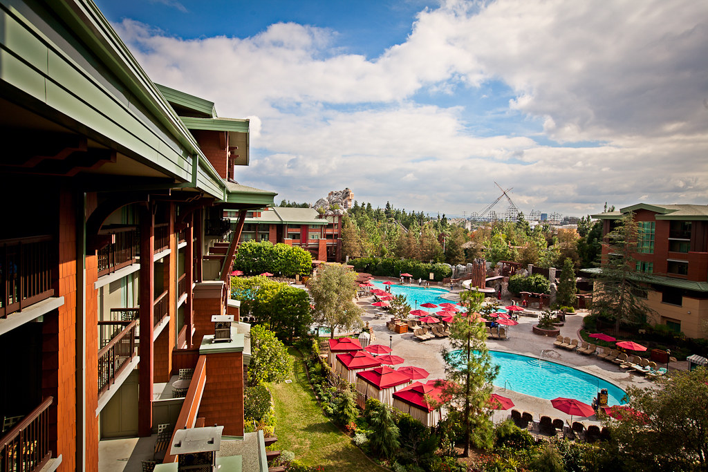 View from the Grand Californian My first time staying in a… Flickr
