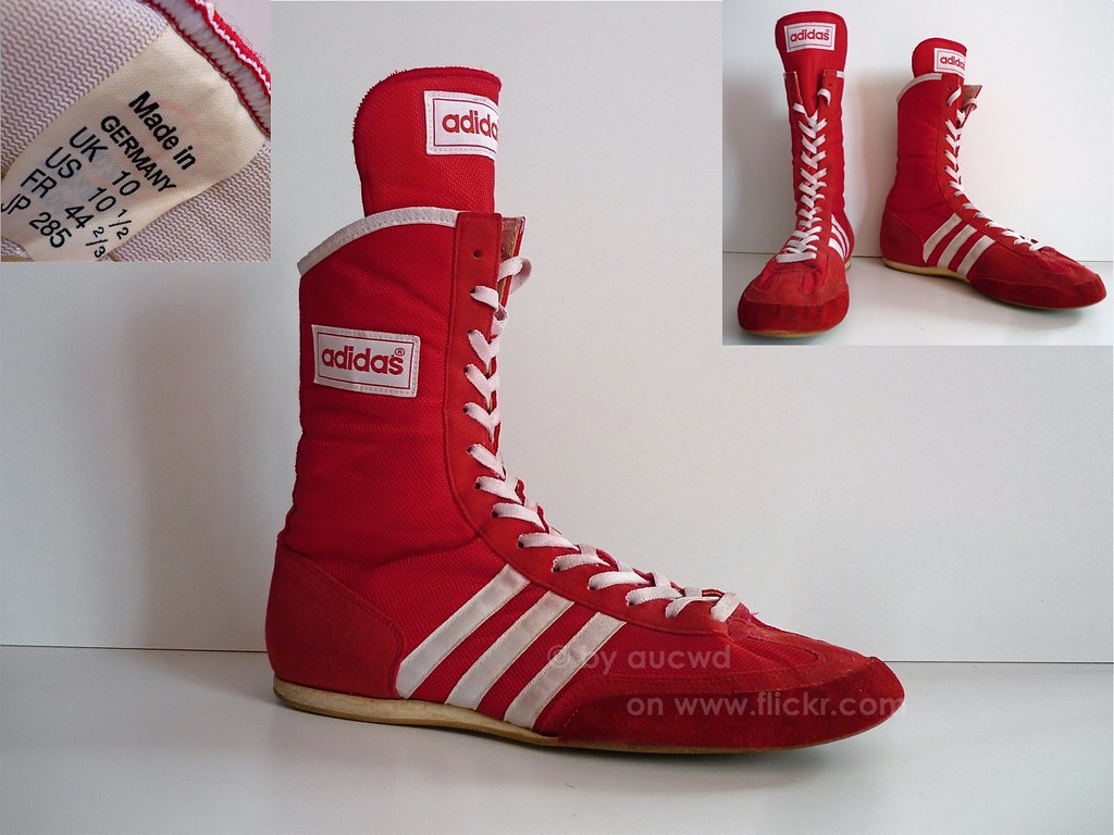 80`S / 90`S VINTAGE ADIDAS FREISTIL BOXING BOOTS made in… Flickr