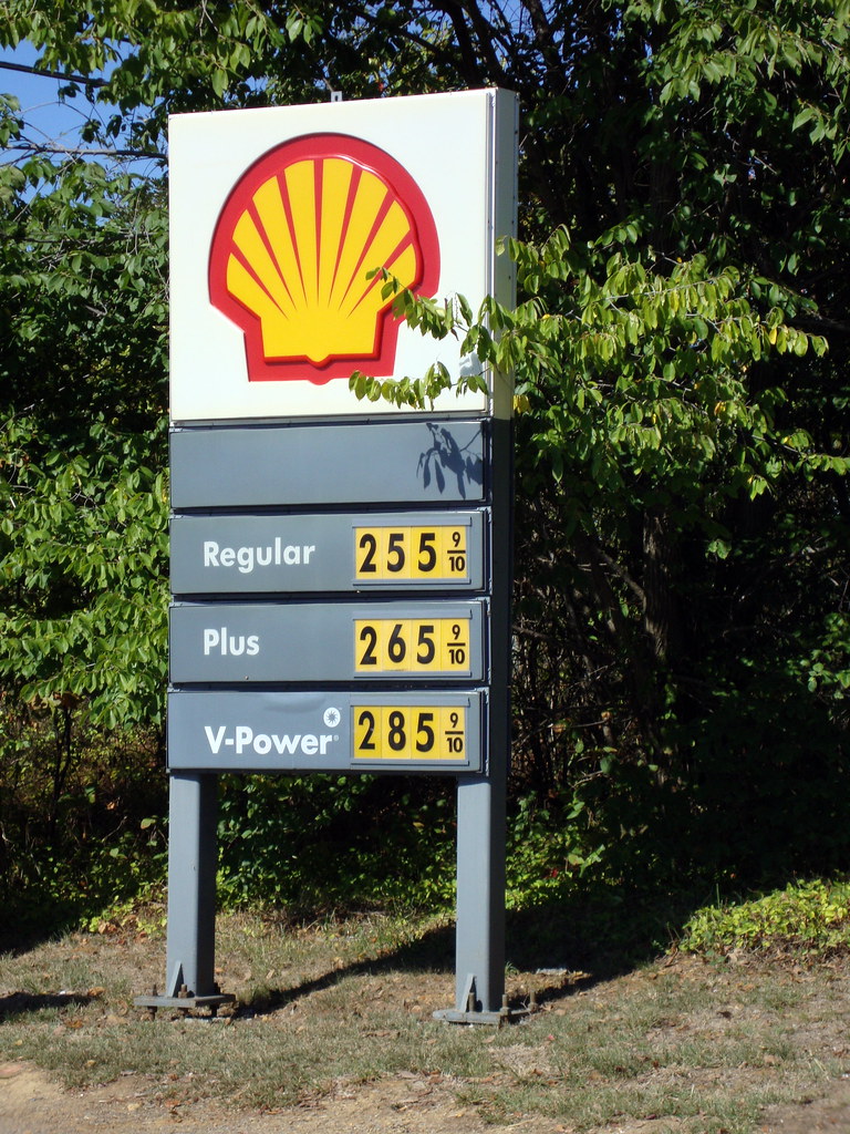 Sign At A Shell Gas Station Near Winchester, Virginia. Flickr