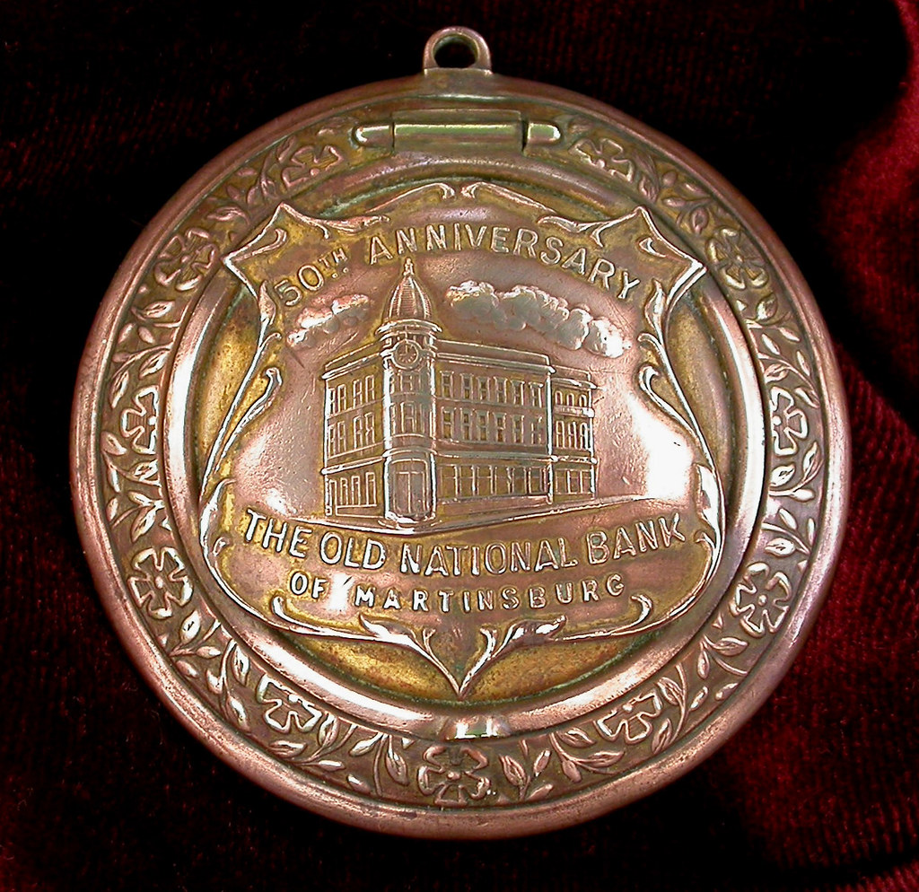 The Old National Bank Martinsburg WV Stamped brass, copper… Flickr