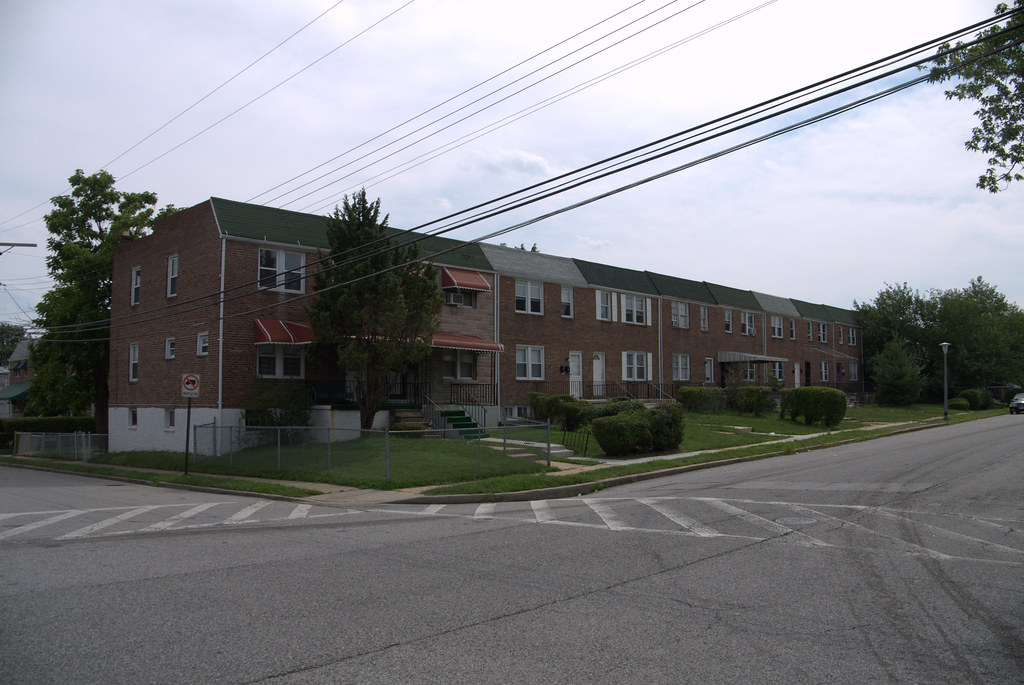 Rowhouses, Edmondson Avenue Historic District View of the … Flickr