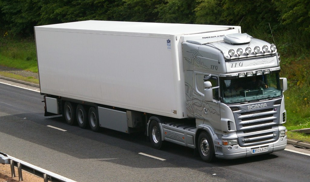 Scania TFG Germany 28/7/2010 | 812 AJA 29 A9 near Perth ...