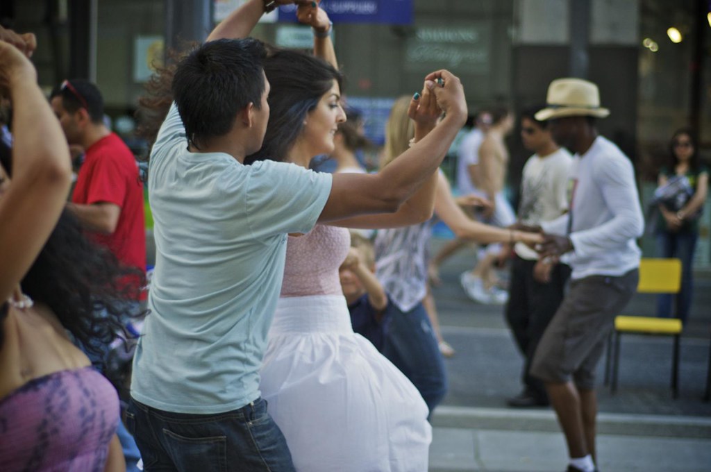 Salsa Dancing on Granville Street July 25, 2010 John Bollwitt Flickr