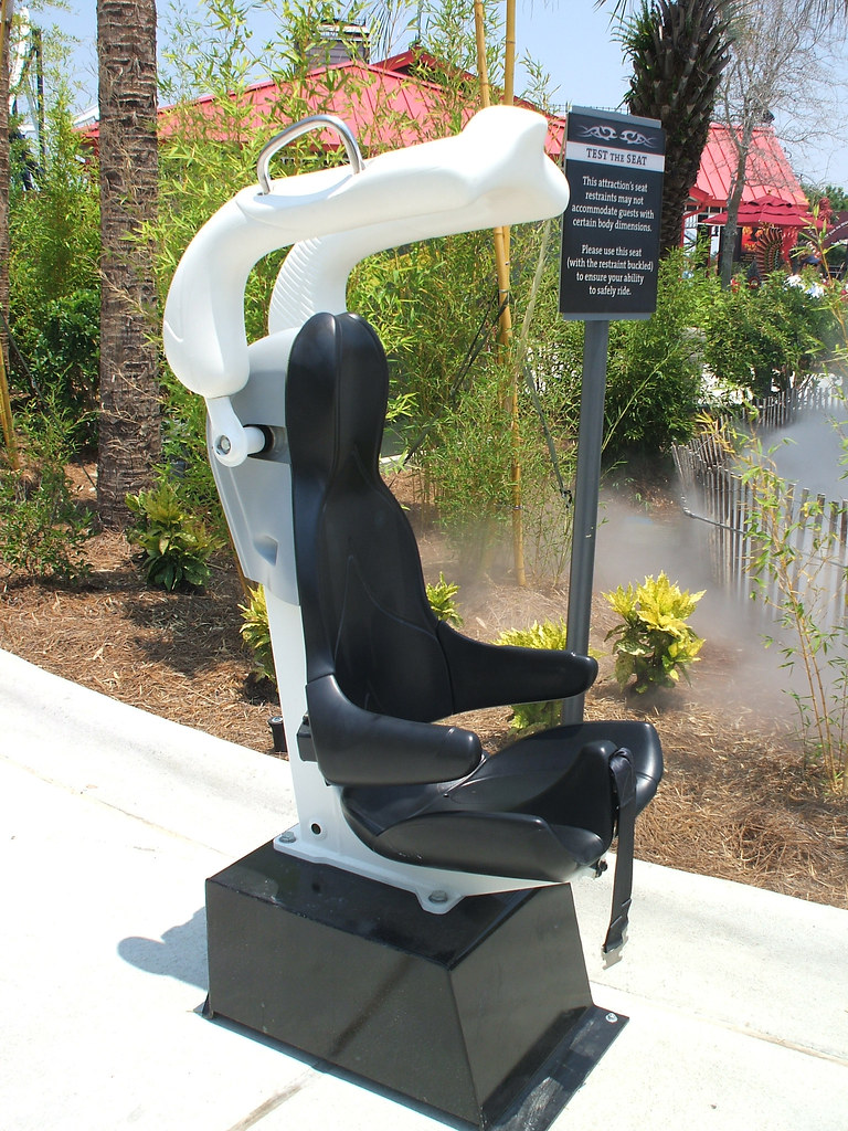 Led Zeppelin The Ride test seat at Hard Rock Park Flickr