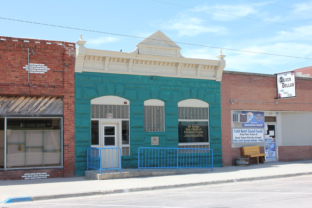 Bank Building Hay Springs, NE Tom McLaughlin Flickr