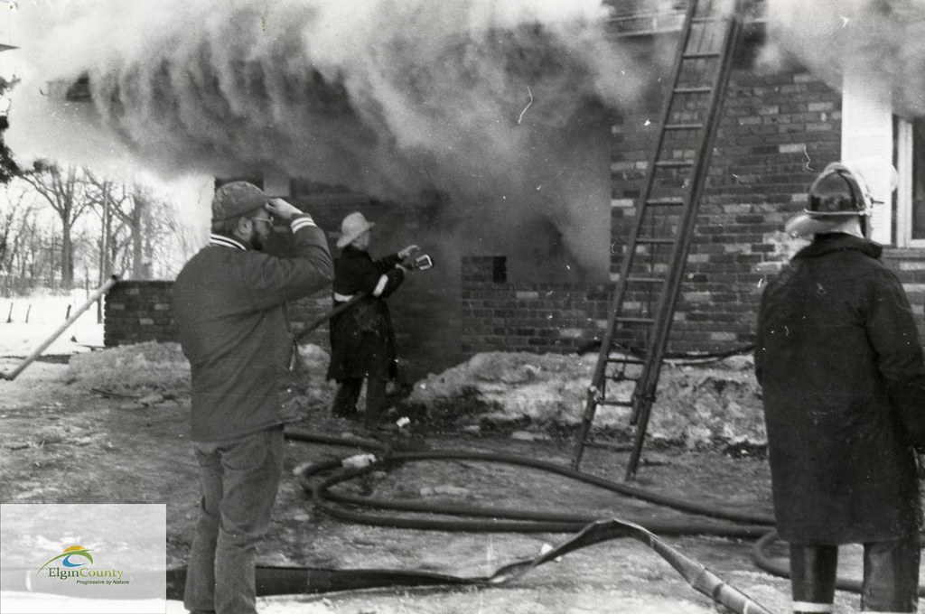 Springfield Fire Department Battles House Fire, 1981 Flickr