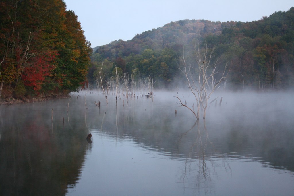 IMG_1469 Morning at Stonewall Jackson Lake, WV a m lewis Flickr