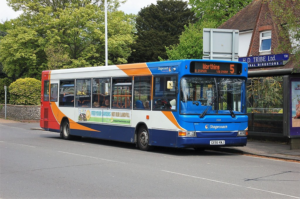 35211. GX56KWJ. Stagecoach South. Dennis Dart / Alexander … Flickr
