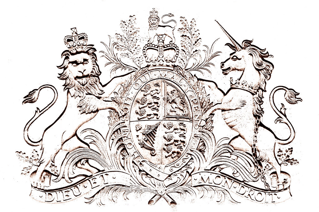 Honi soit qui mal y pense "Dieu et mon droit" is the motto… Flickr
