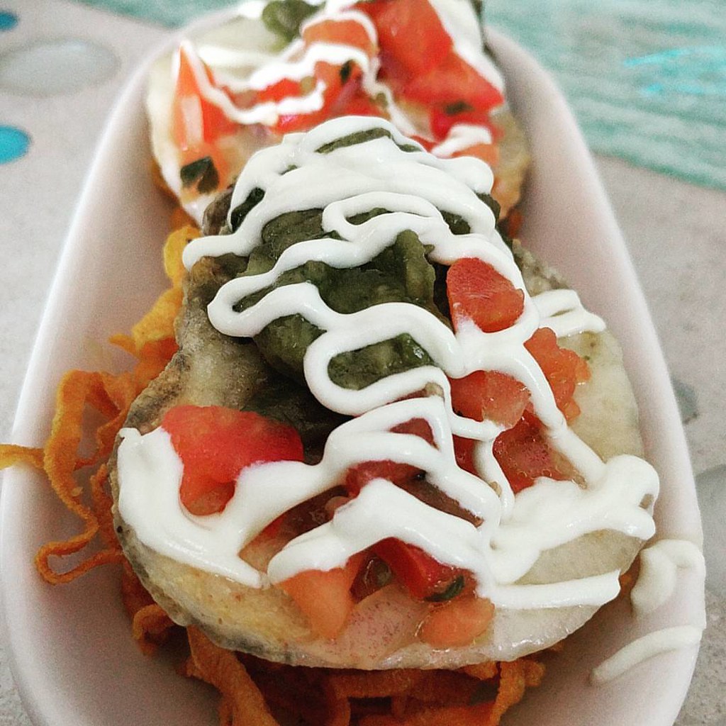Oyster nachos. srqhappyhour jlqonsrq Flickr