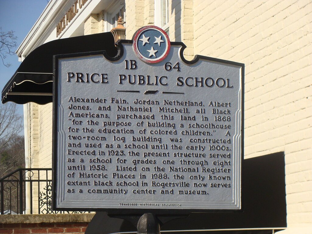 Historic MarkerRogersville, Tn. Price Public School. Lamar Flickr