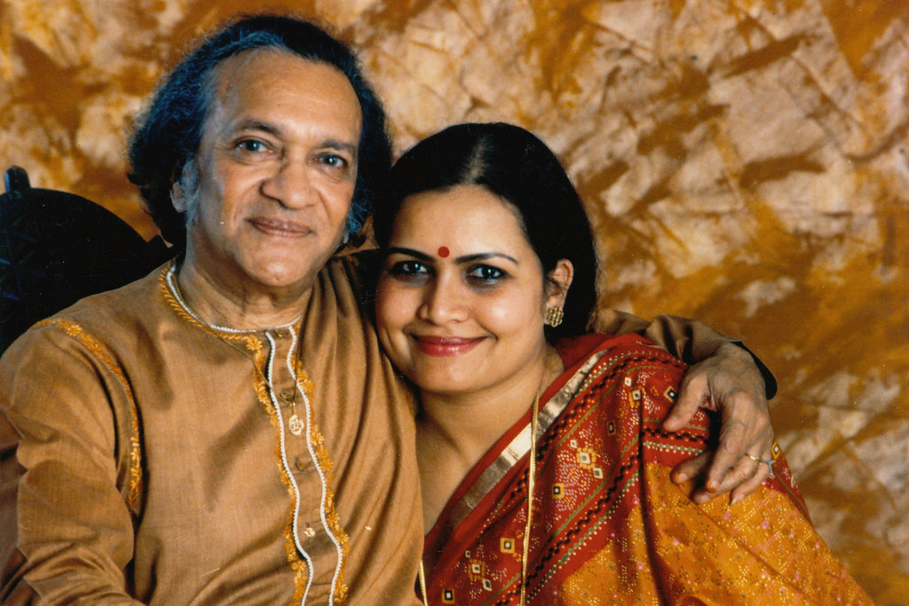 Ravi Shankar and wife Sukanya Rajan © Ravi Shankar Flickr