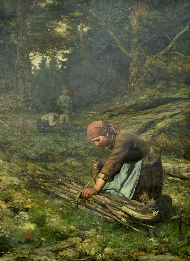 wergeland, oscar Gathering Wood Oscar Wergeland 1844191… Flickr