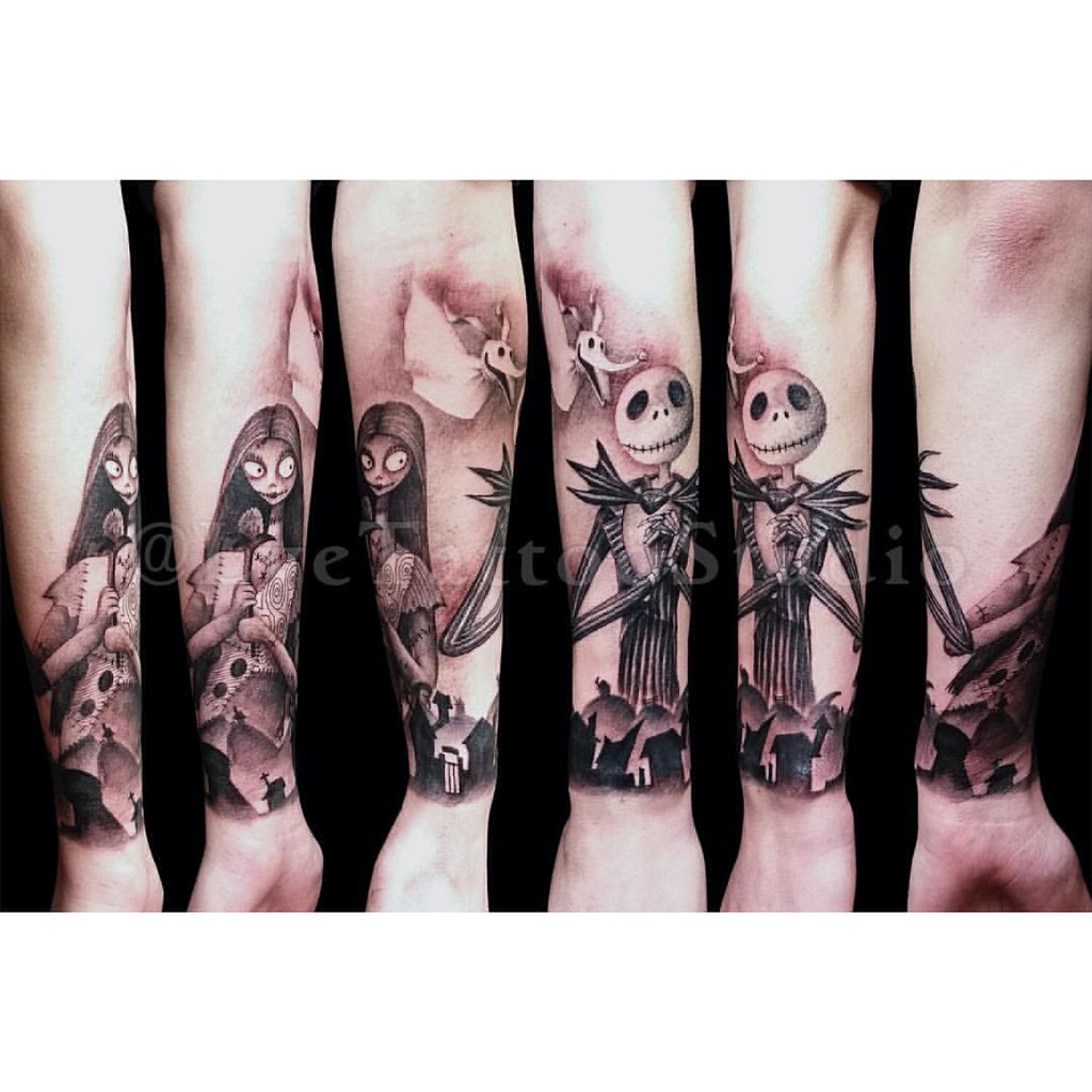 We Added Sally And Zero To Meg's Arm. #Tattoo #Tattoos #In… | Flickr 1024_x_1024_jpg