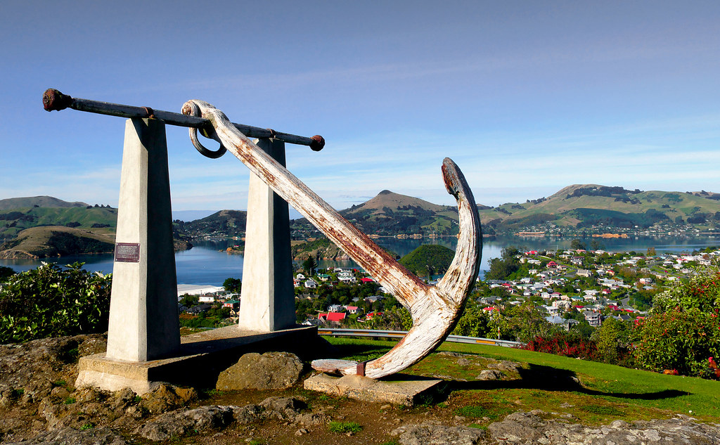Port Chalmers Anchor. Historic anchor above Port Chalmers … Flickr