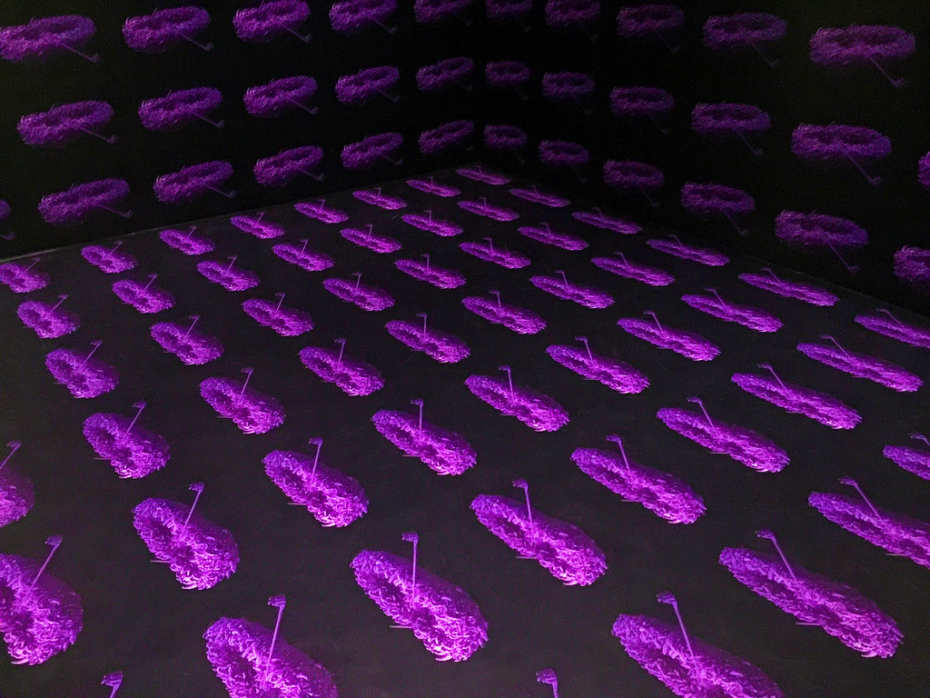 'Violet Obsession (1994)' by Artist Yayoi Kusama Exhibi… Flickr