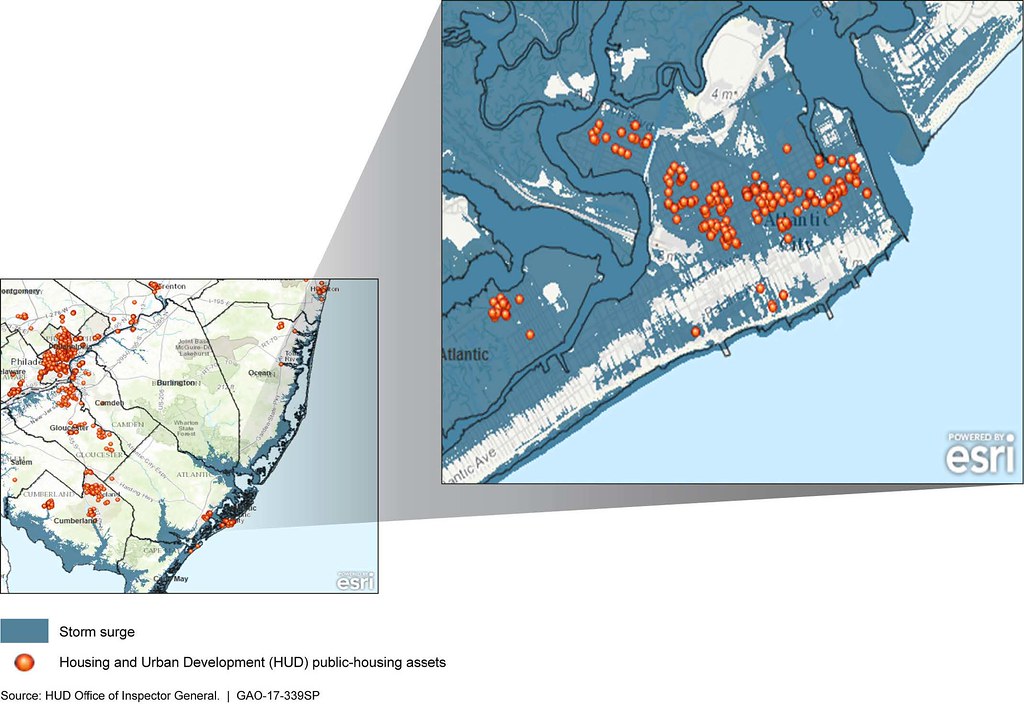 Figure 4 Hurricane Sandy Storm Surge and Department of Housing and