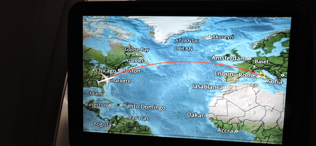 Flight Path / AA 720 / Charlotte to Rome, Italy American A… Flickr